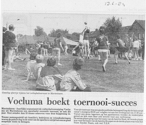 1984- volleybaltoernooi