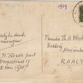 Westendorp kaartje kruse 1959 (az)