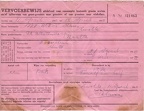 Westendorp vervoerbewijs 1940