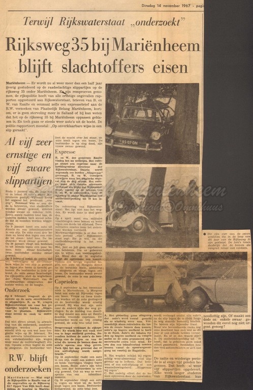 1967 N-35 Blijft slachtoffers Eisen
