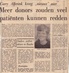1974 Corry Alferink kreeg nieuwe nier