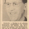 1974 Pastoor Bottenberg