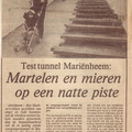 krantenknipsel 1 tunnel 1981 dec