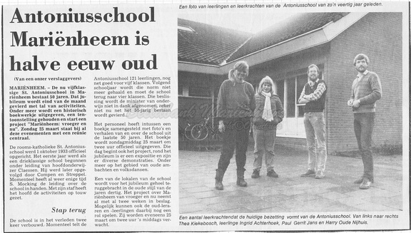 1983 50 jaar school