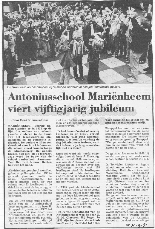 1983-9 50 jaar school