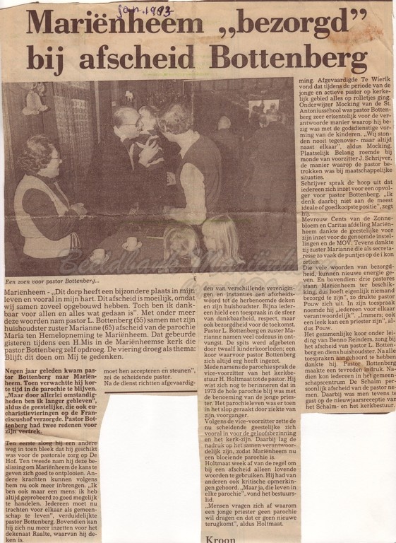 krantenknipsel afscheid Pastoor Bottenberg 1983 jan.jpg