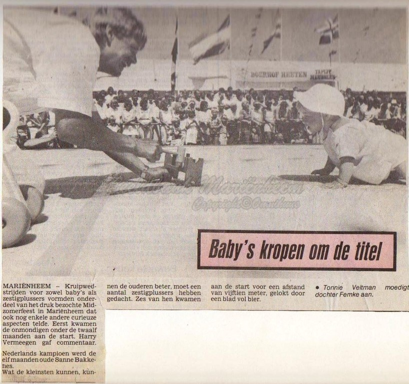 1986 Babykruipwedstrijd Krantenknipsels 2.jpg