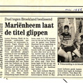 1992 sv marienheem krant