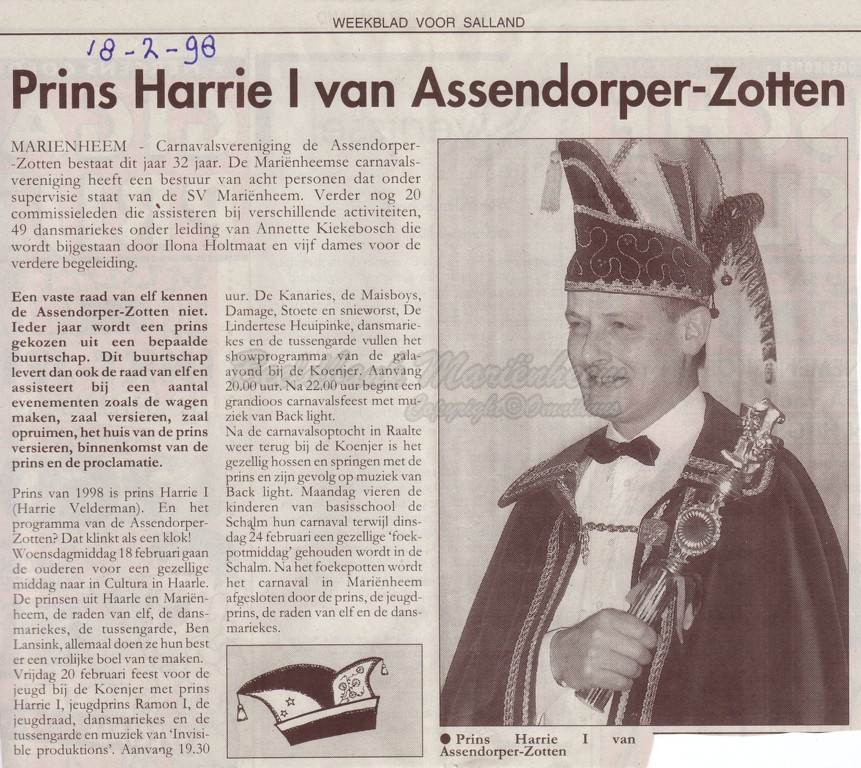 1998 krant carnaval Velderman.jpg