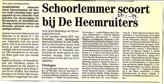 1999 krant jan heemruiters